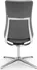 Profim Violle 130F - Konferenzstuhl, Sitz und Rücken gepolstert, Fußkreuz mit Rückholspindel