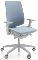 Profim Light Up 230 SFL - Bürostuhl, Sitz gepolstert, Rücken mit Stoffbespannung, Synchronmechanik, Sitztiefen- und Sitzneigeeinstellung