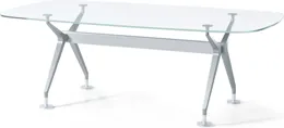 Interstuhl Silver Cheftisch, Bootsform, klein (856S)