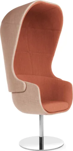 Profim Nu 11R - Sessel mit Tellerfuß, große Schale, mit Kapuze