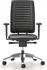 Girsberger Reflex 1 Bürostuhl, Leder schwarz, Netzrücken Mesh