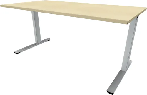 Palmberg CREW Schreibtisch mit C-Fußgestell, 160x80 cm, starr