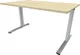 Palmberg CREW Schreibtisch mit C-Fußgestell, 140x80 cm, starr
