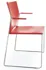Profim Ariz 550V - Konferenzstuhl mit Kufengestell, Sitz und Rückenlehne aus Kunststoff