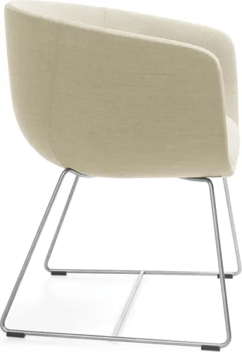 Profim Nu 10V3 - Sessel mit Kufengestell, große Schale