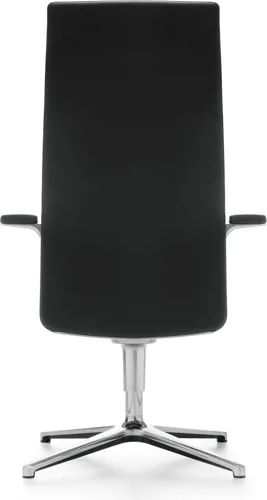 Profim MyTurn 10FZ - Konferenzsessel hoch, drehbar, Wippmechanik, Fußkreuz mit Rückholspindel