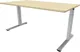 Palmberg CREW Schreibtisch mit C-Fußgestell, 160x80 cm, höhenverstellbar
