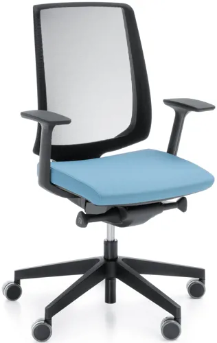 Profim Light Up 250 SFL - Bürostuhl mit Netzrücken, Synchronmechanik Sitztiefen- und Sitzneigeeinstellung