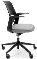 Profim TrilloPro 20ST - Bürostuhl mit Rückenlehne aus Kunststo, Synchronmechanik mit automatischer Federkrafteinstellung, 5-armiges Fußkreuz