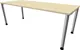 Palmberg SYSTO-TEC Schreibtisch mit Rundrohr, 200x80 cm, höheneinstellbar (68 bis 76 cm)
