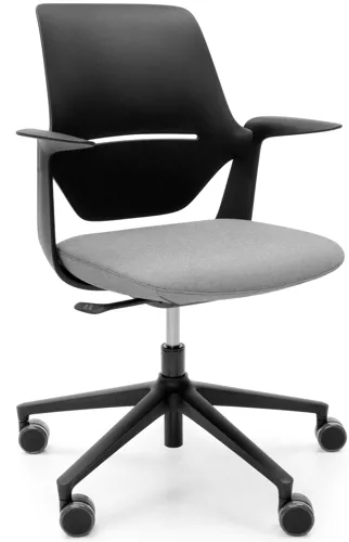 Profim TrilloPro 20ST - Bürostuhl mit Rückenlehne aus Kunststo, Synchronmechanik mit automatischer Federkrafteinstellung, 5-armiges Fußkreuz