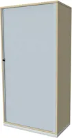 Palmberg PRISMA-2 Querrollladenschrank 4 OH mit Sockel, 80 cm breit, links schließend
