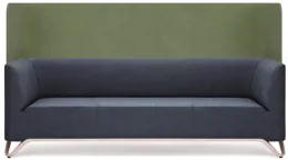 Profim Softbox 31W - Sofa 3-Sitzer mit Armlehnen, Trennwand und Kufengestell