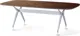 Interstuhl Silver Konferenztisch, Bootsform, groß, 2-tlg. (860S)